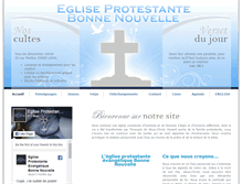 Tablet Screenshot of eglise-protestante-laval.com